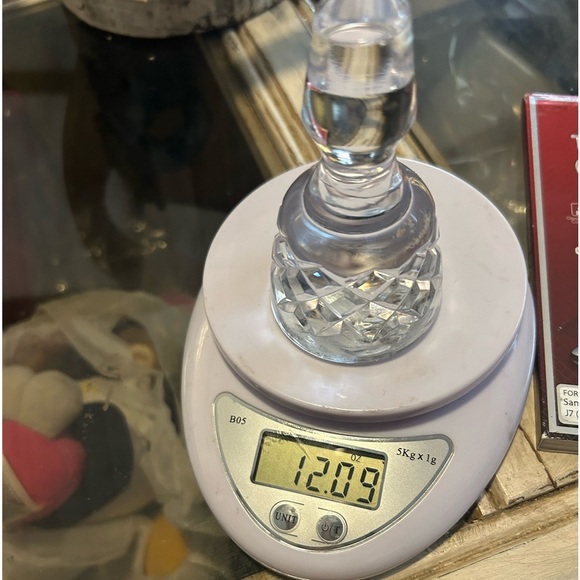 Large Clear Glass / Crystal Heavy Bottle Apothecary Decanter Stopper - Picture 6 of 6